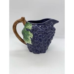 Garden Ridge Grapes Pitcher